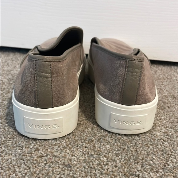 VINCE Platform Slip-On Suede Sneakers - Picture 3 of 15